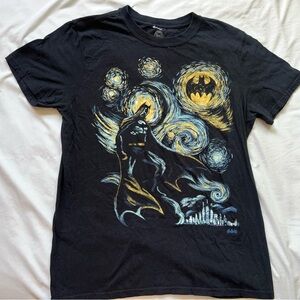 Starry Night Inspired Batman T-Shirt